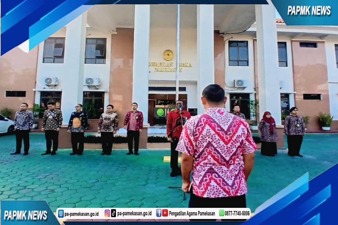 Pengadilan Agama Pamekasan Melaksanakan Apel Jumat Sore